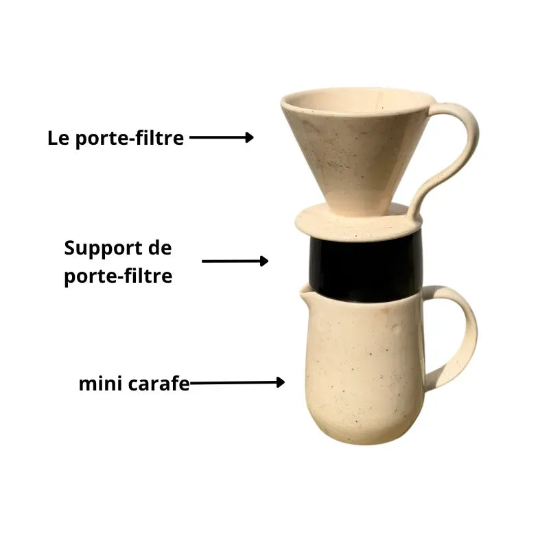 Grigri la Maison De l’artisan - Cafetière V60 en céramique - 2