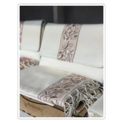 Grigri HOUD'ART - Coffret Echarpe Pochette Hayek avec calligraphie - 1