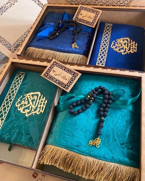 Grigri HOUD'ART - Coffret Coran sajada sebha en vrai ambre - 2