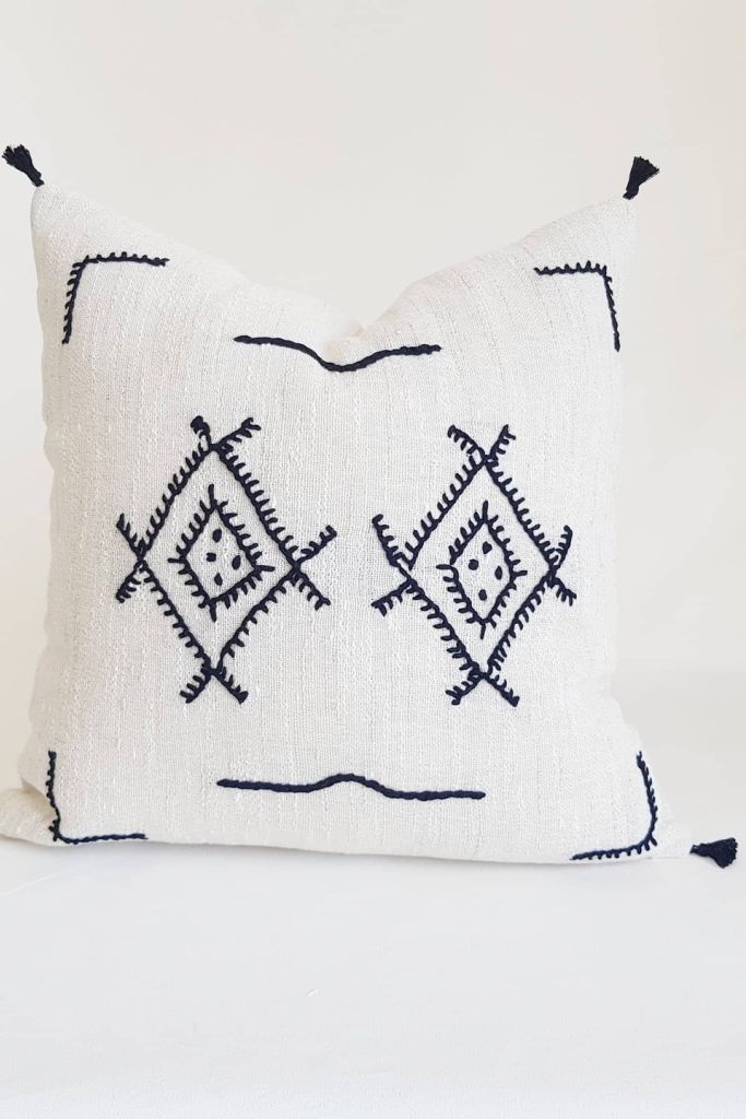 Moudda YANS HOME - Coussin berbère brodé - 1