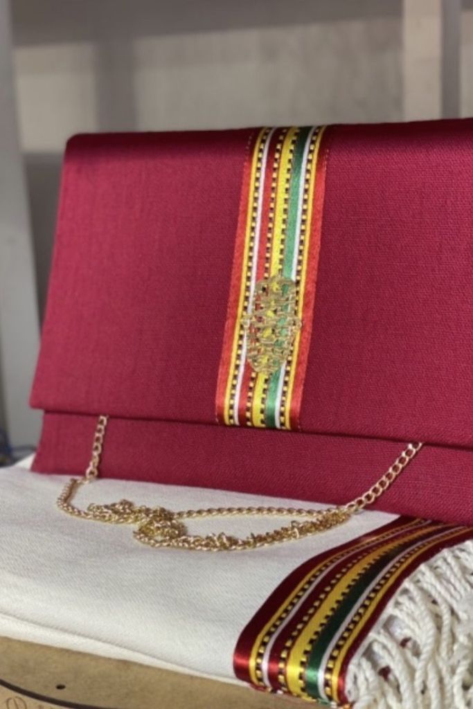 Grigri HOUD'ART - Coffret écharpe et pochette - 1