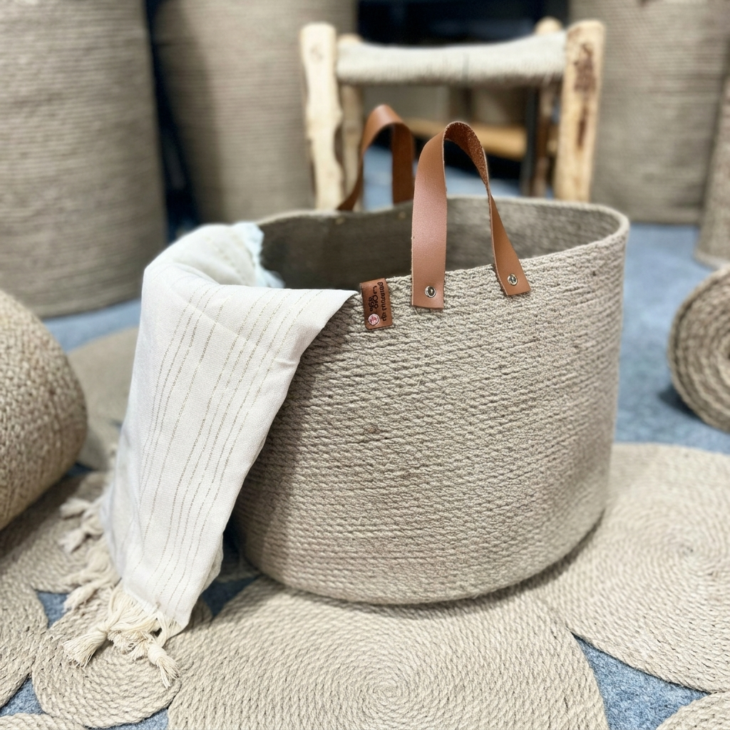 Panier avec manche