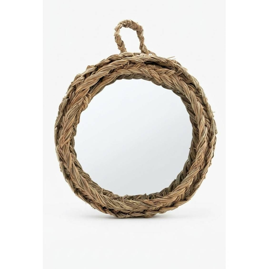 Grigri Halfa Creation - Miroir en halfa fait à la main diamètre 25 cm - 1