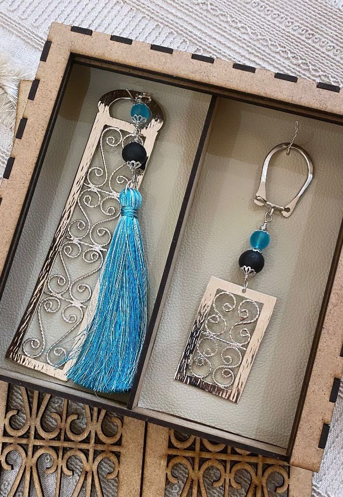 Grigri HOUD'ART - Coffret porte clé et marque page - 2