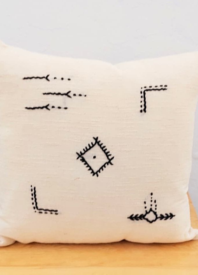 Moudda YANS HOME - Coussin brodé - 1