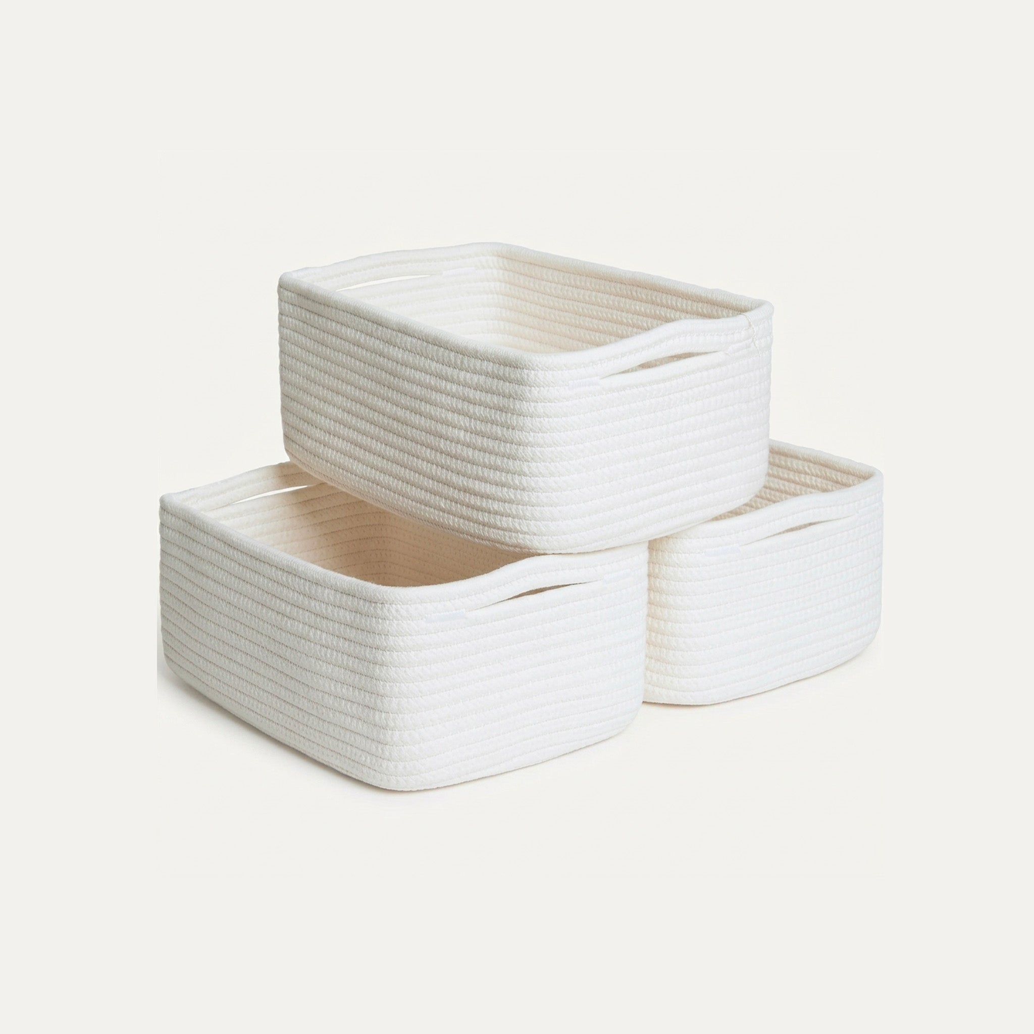 Lot de 3 paniers de rangement