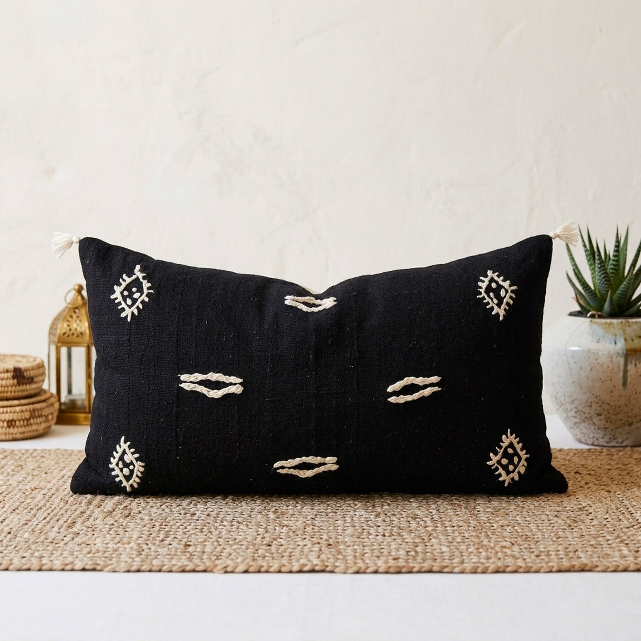 Coussin berbère brodé