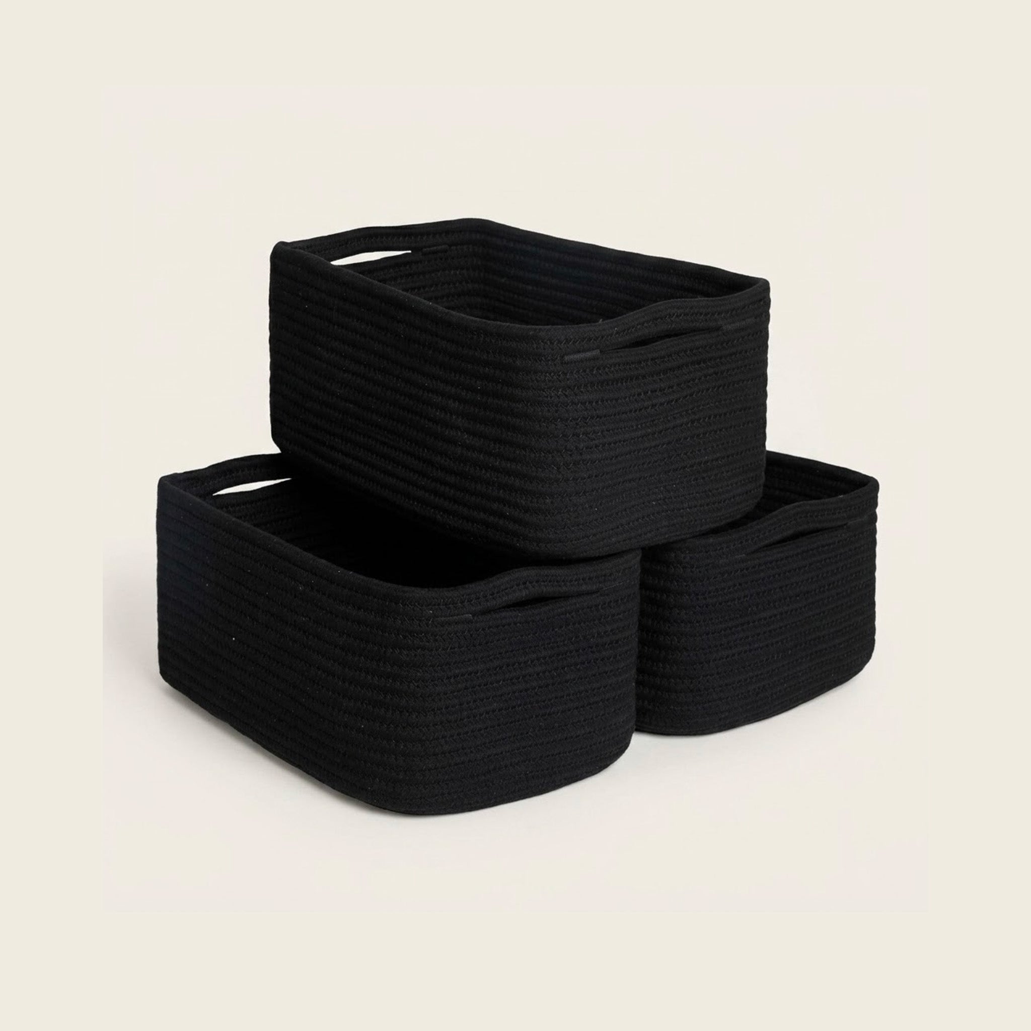 Lot de 3 paniers de rangement