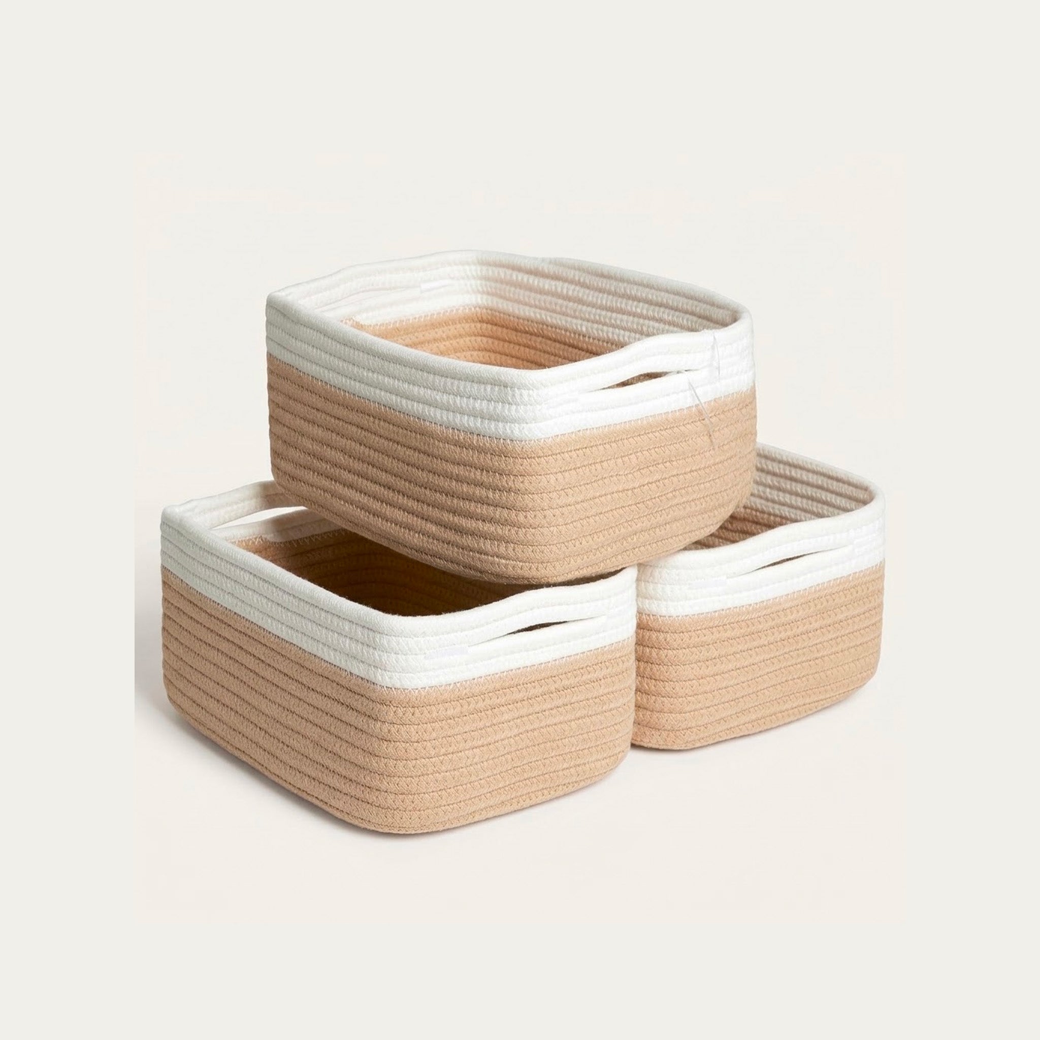 Lot de 3 paniers de rangement